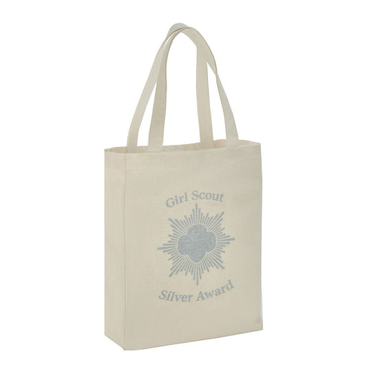 Silver Award Canvas Tote Bag