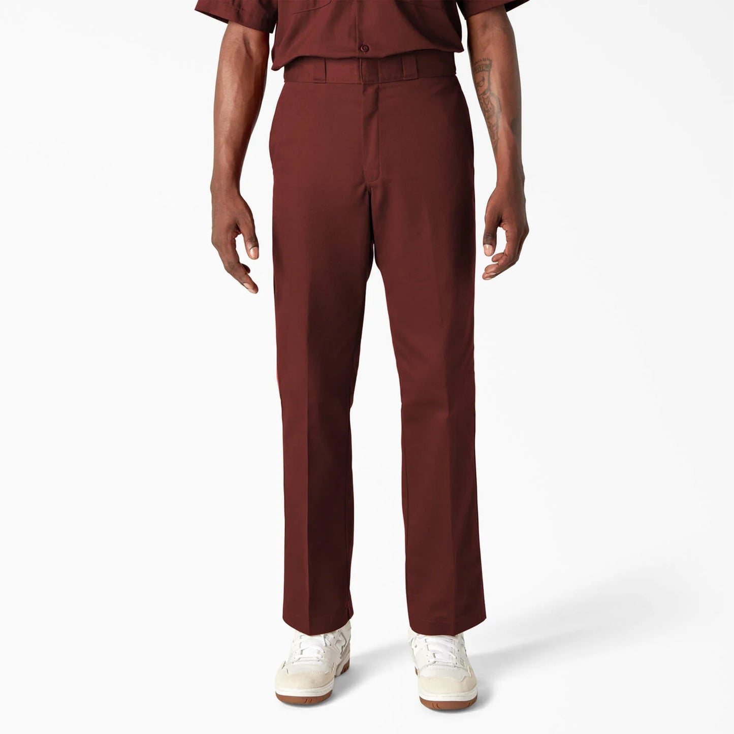 Dickies Original 874 Work Pants, Brick Red, 34 x 32, Clearance