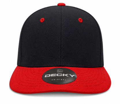 Decky 6 Panel Mid Profile Structured Acrylic/Polyester Cap #207