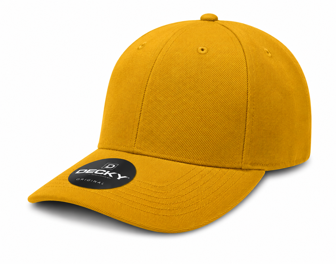Decky 6 Panel Mid Profile Structured Acrylic/Polyester Cap #207