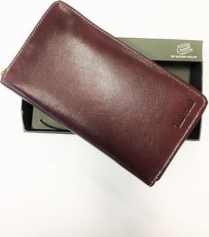 Timberland Zip Around Leather Wallet Brown D67386/01