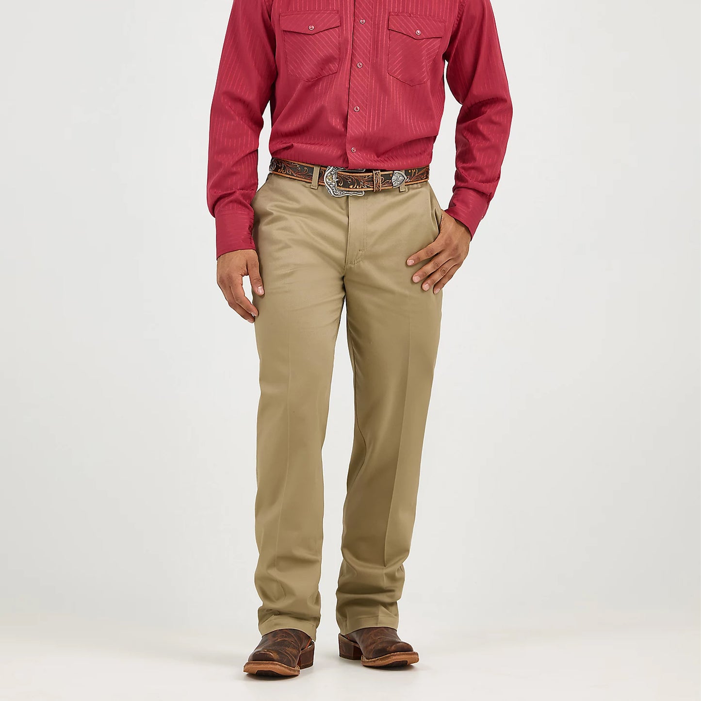 Wrangler George Strait 92MGSBK Flat Front Pants, Clearance