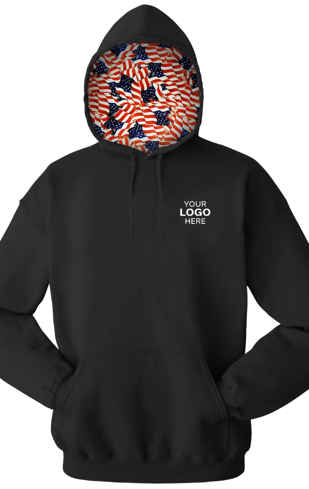 Blue Generation Americana Adult Pullover Hoodie-BG9301PHA