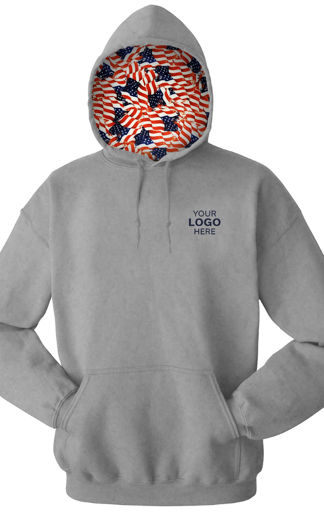 Blue Generation Americana Adult Pullover Hoodie-BG9301PHA
