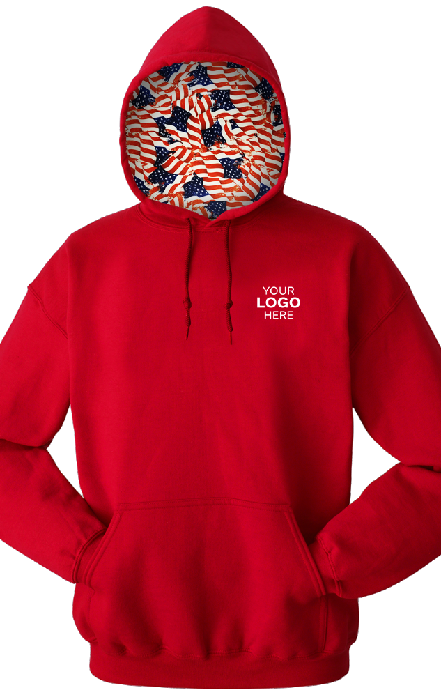 Blue Generation Americana Adult Pullover Hoodie-BG9301PHA