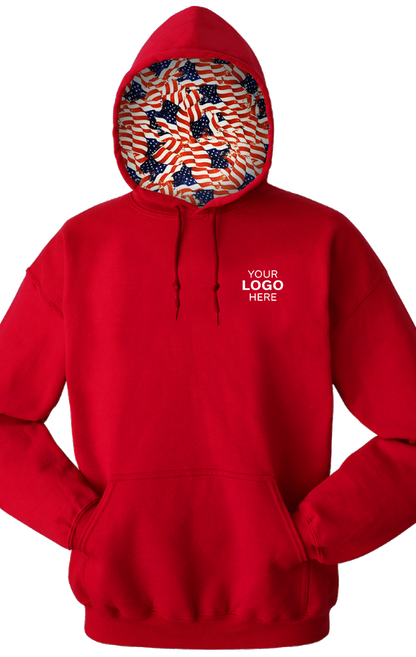 Blue Generation Americana Adult Pullover Hoodie-BG9301PHA