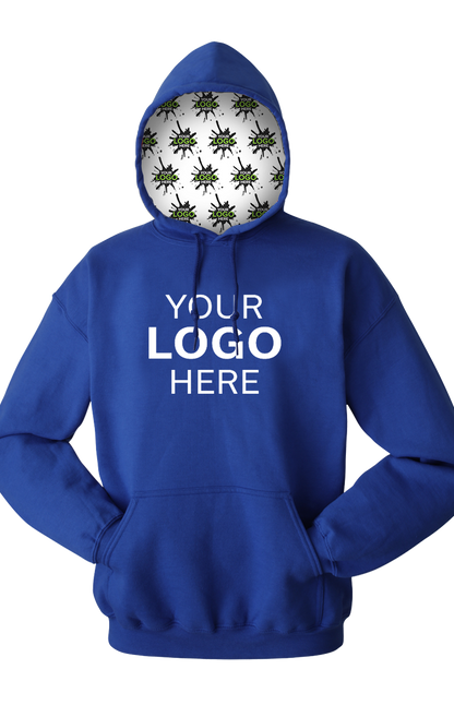 Blue Generation Your Logo Here Adult Pullover Hoodie-BG9301PH