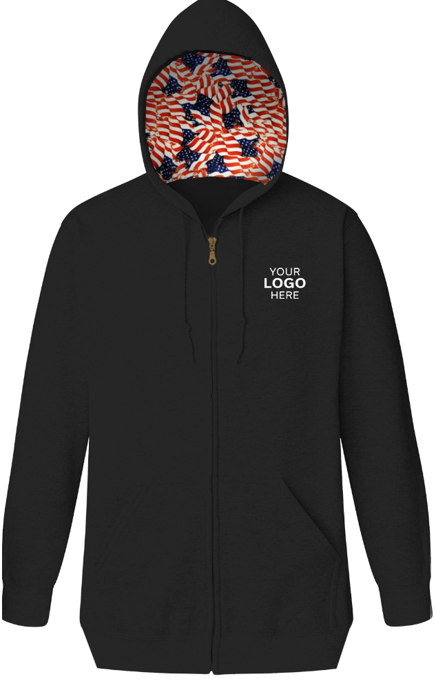 Blue Generation Americana Adult Pullover Hoodie-BG9302ZHA