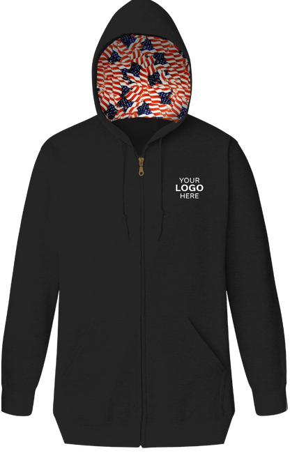 Blue Generation Americana Adult Pullover Hoodie-BG9302ZHA
