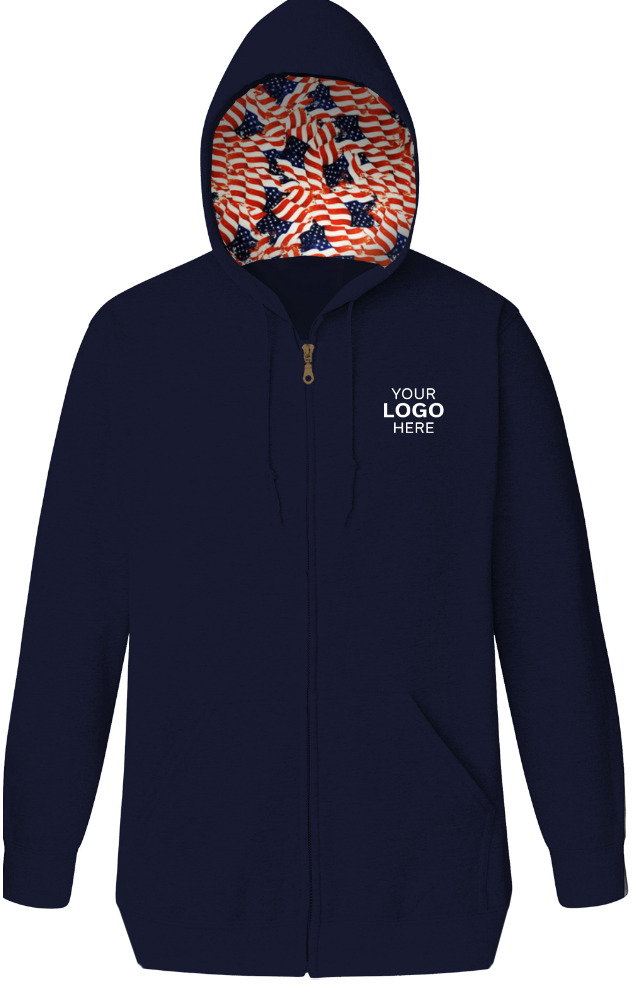 Blue Generation Americana Adult Pullover Hoodie-BG9302ZHA