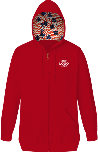 Blue Generation Americana Adult Pullover Hoodie-BG9302ZHA