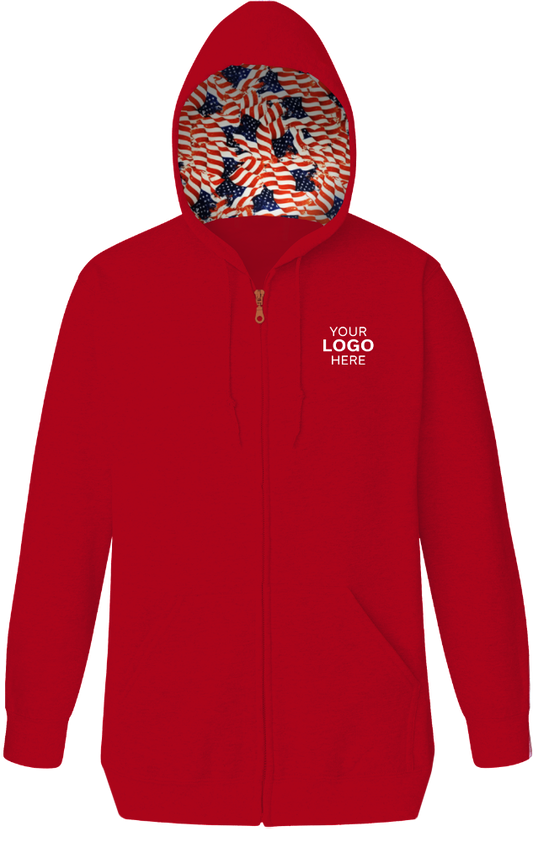 Blue Generation Americana Adult Pullover Hoodie-BG9302ZHA