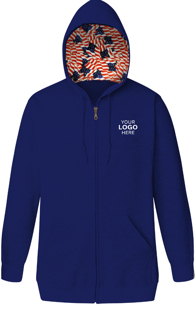 Blue Generation Americana Adult Pullover Hoodie-BG9302ZHA