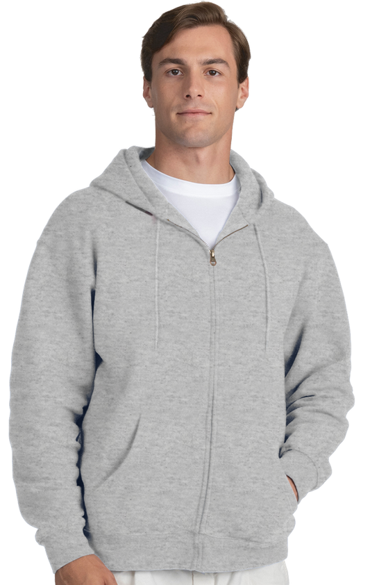 Blue Generation Adult Zip Front Hoodie Tall -BG9302ZT