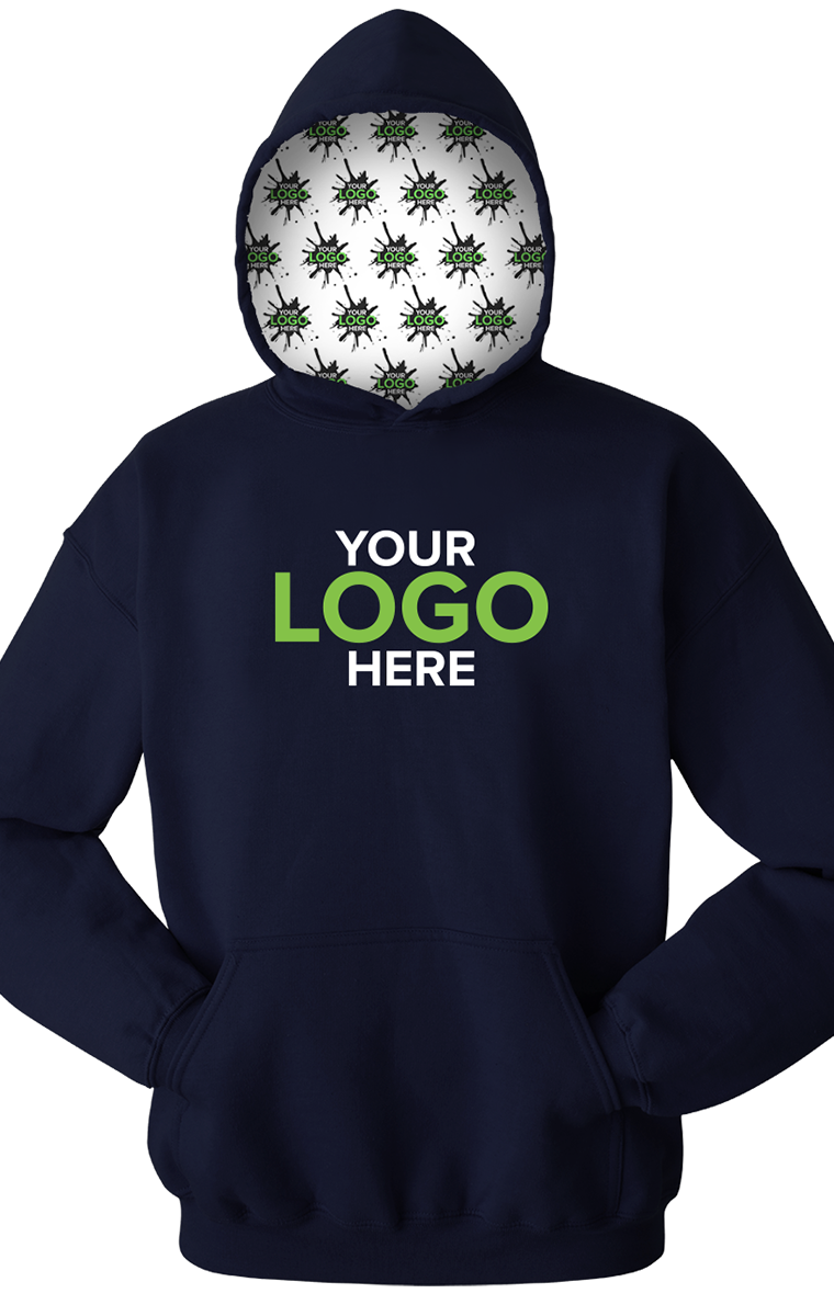 Blue Generation Your Logo Here Adult Pullover Hoodie-BG9303PH