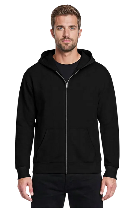 Blue Generation Adult Zip Front Hoodie-BG9304Z