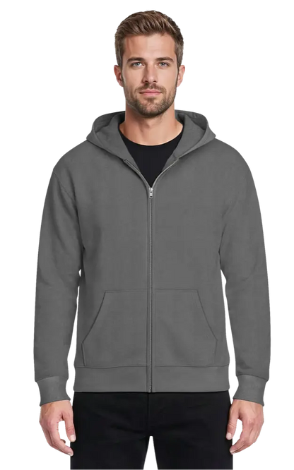 Blue Generation Adult Zip Front Hoodie-BG9304Z