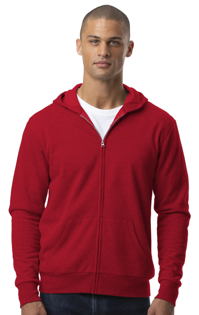 Adult Zip Front Hoodie