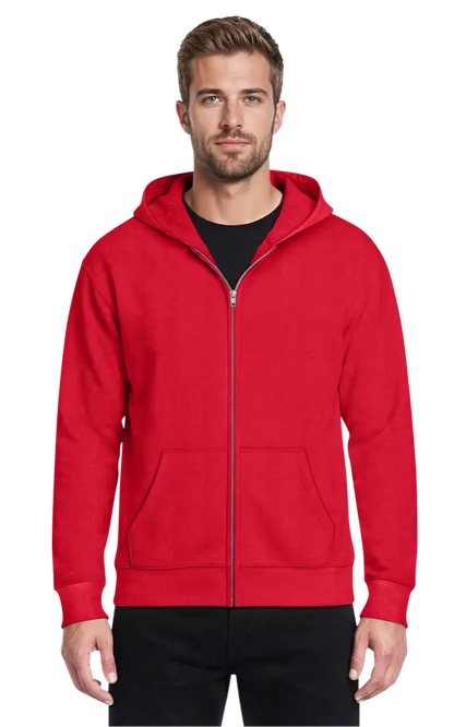 Blue Generation Adult Zip Front Hoodie-BG9304Z