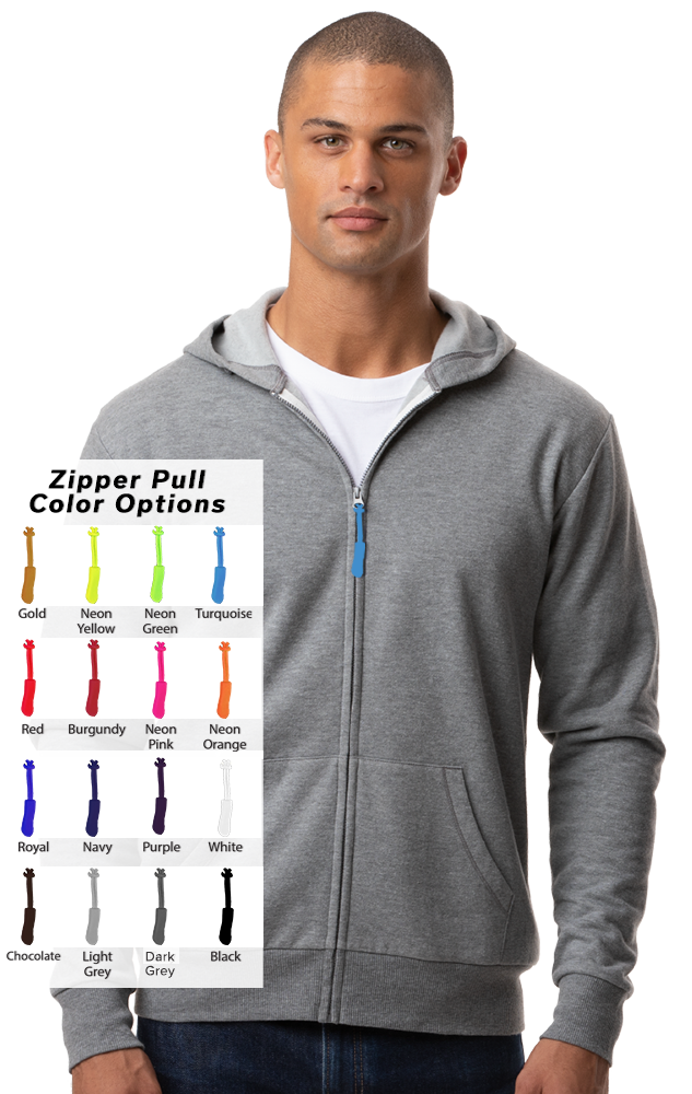 Blue Generation Custom Zipper Pull Essex Hoodie-BG9304ZB