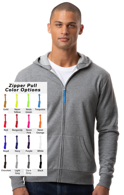 Blue Generation Custom Zipper Pull Essex Hoodie-BG9304ZB