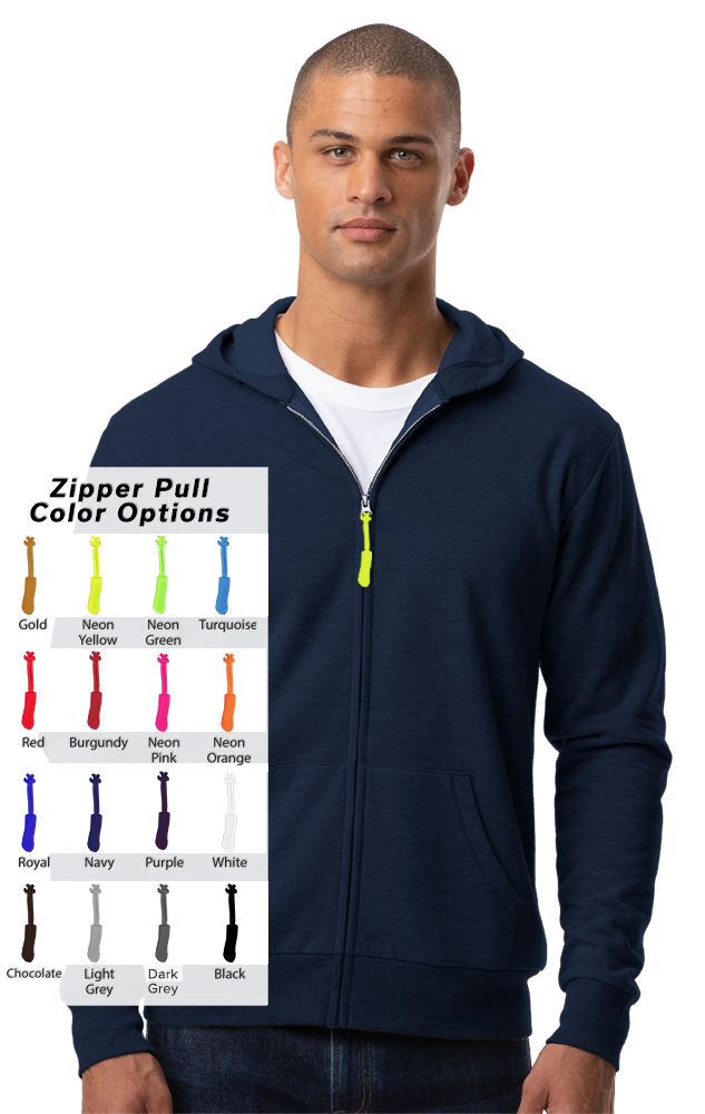 Blue Generation Custom Zipper Pull Essex Hoodie-BG9304ZB