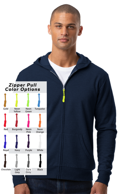 Blue Generation Custom Zipper Pull Essex Hoodie-BG9304ZB