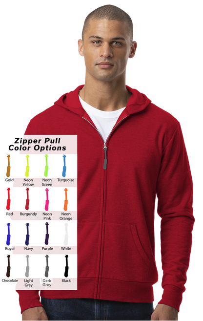 Blue Generation Custom Zipper Pull Essex Hoodie-BG9304ZB