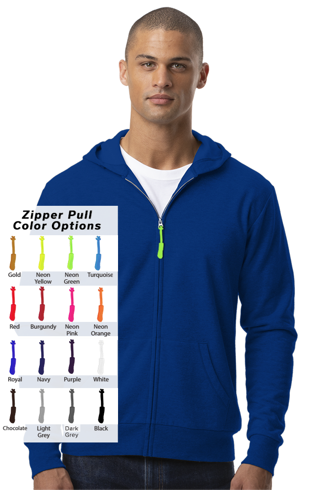 Blue Generation Custom Zipper Pull Essex Hoodie-BG9304ZB