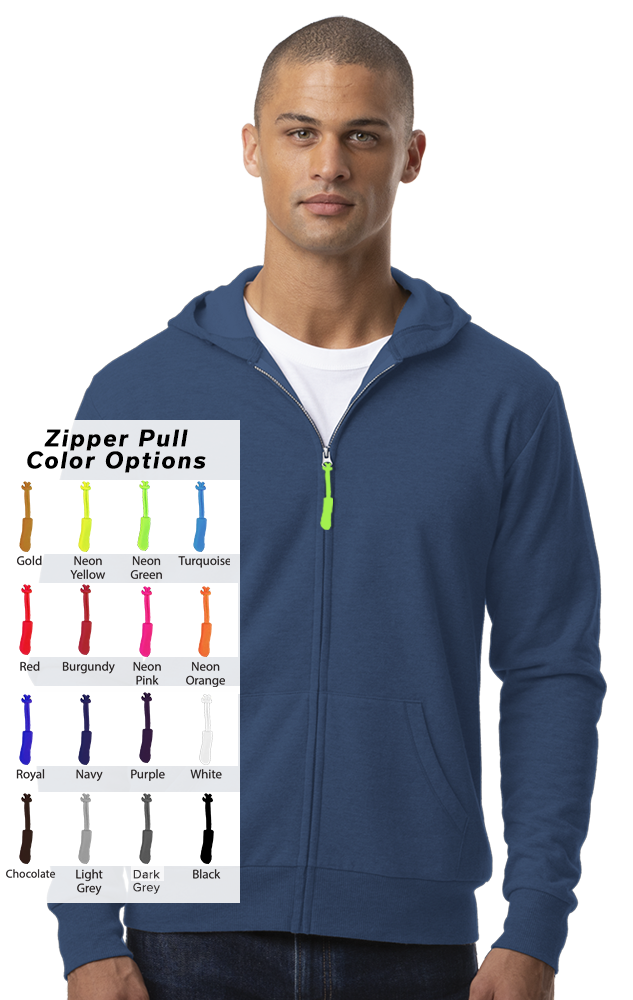 Blue Generation Custom Zipper Pull Essex Hoodie-BG9304ZB