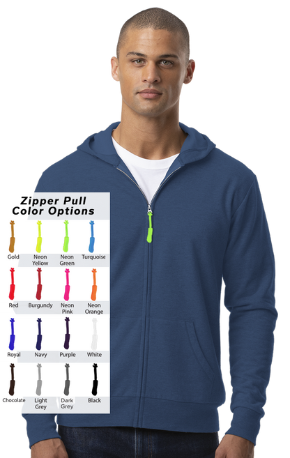 Blue Generation Custom Zipper Pull Essex Hoodie-BG9304ZB