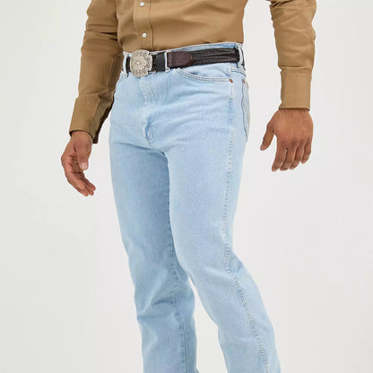 Wrangler® 936AFGH Men's Cowboy Cut® Active Flex Jeans - Slim Fit - Bleach - 0936AFGH