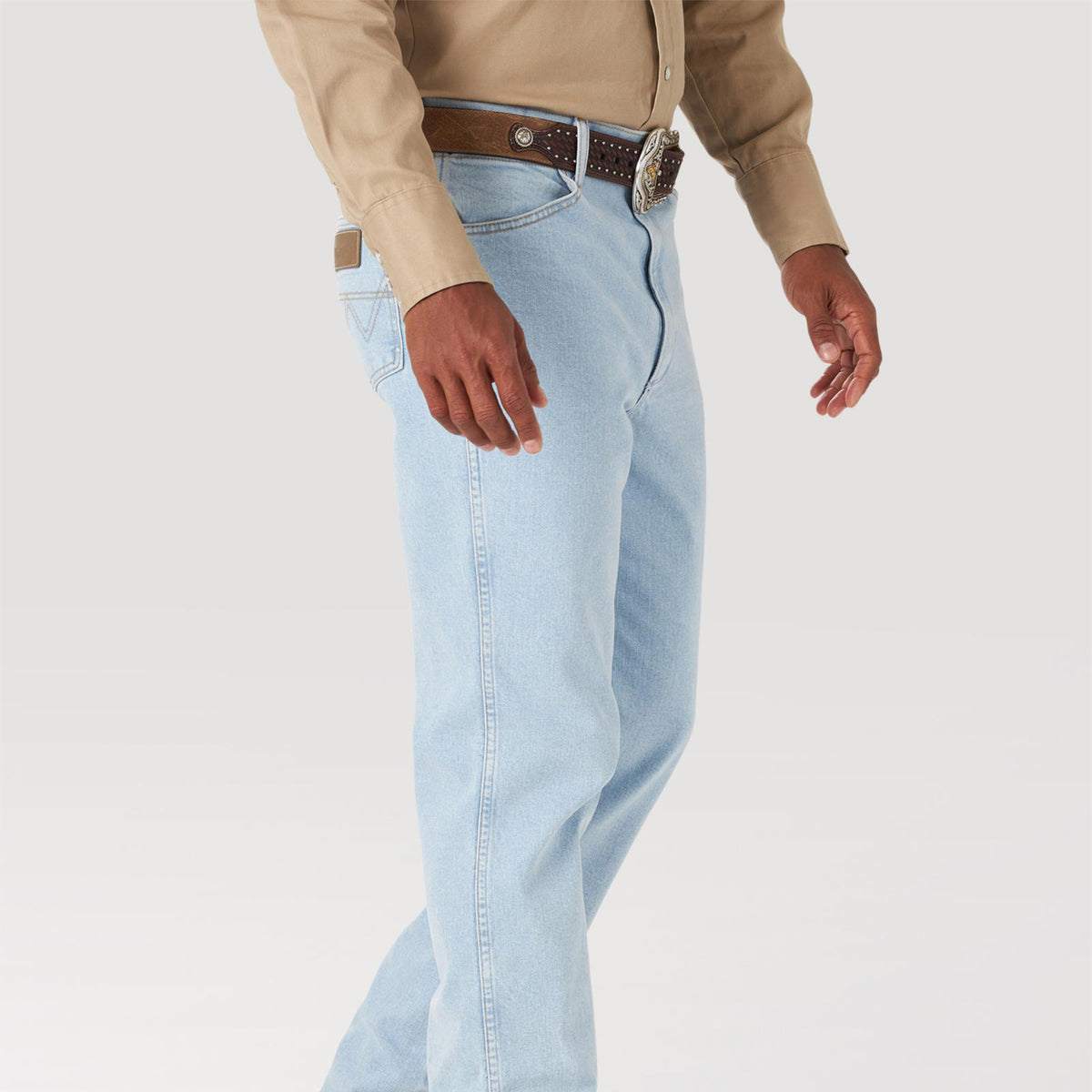 Wrangler® Cowboy Cut® Slim Fit Active Flex Jeans - Bleach - 936AFGH
