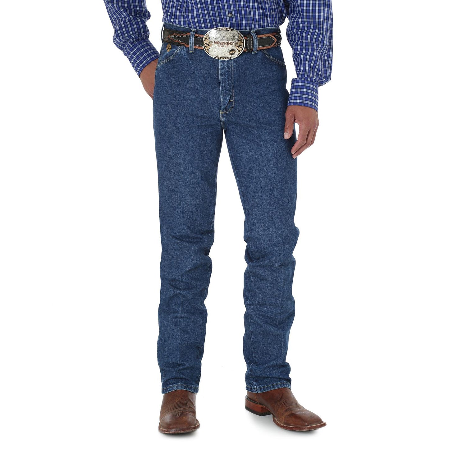 Wrangler® George Strait Cowboy Cut® Men's Jeans - Slim Fit - Heavyweight Stone Denim