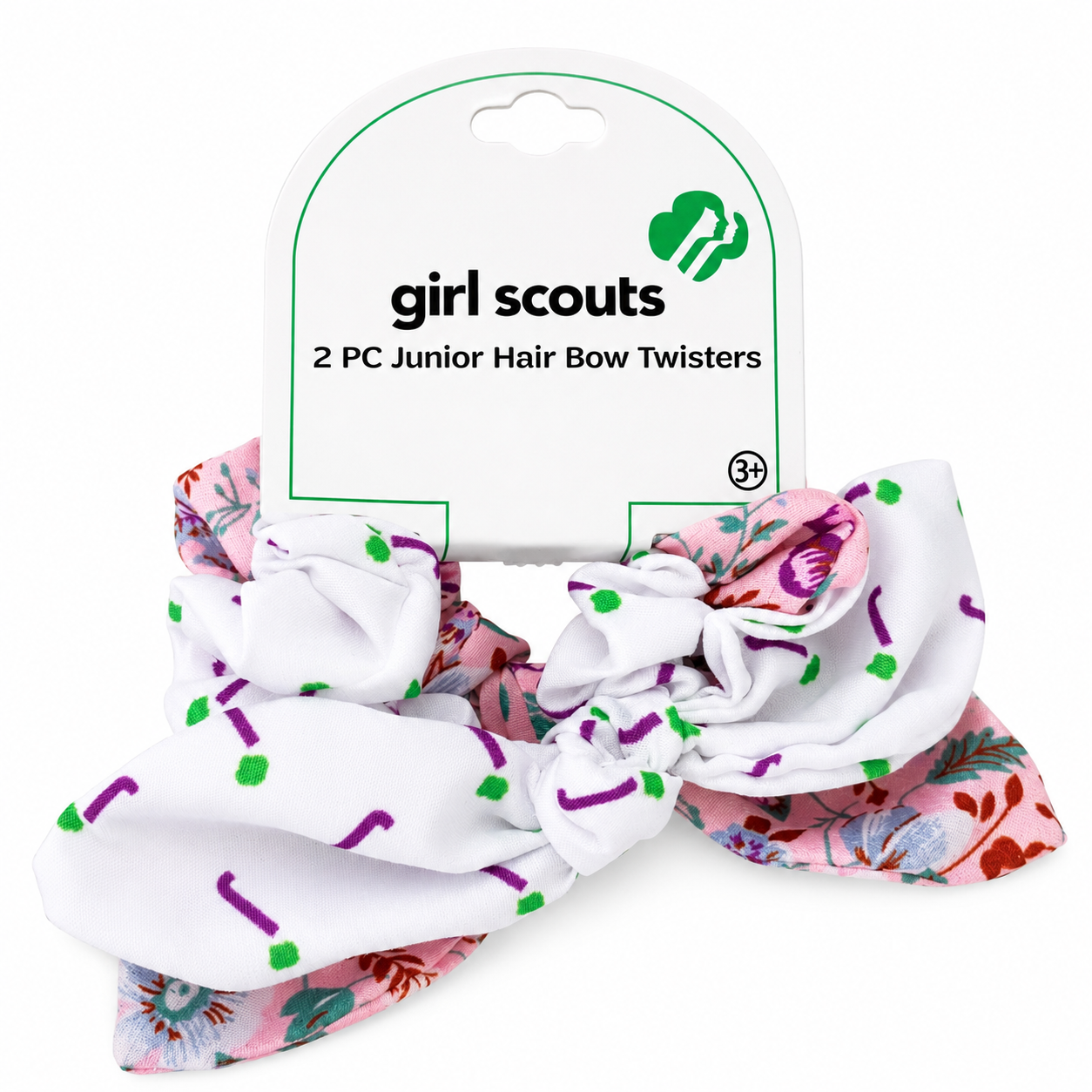 Girls Scout 2 PC Junior Hairbow Twister