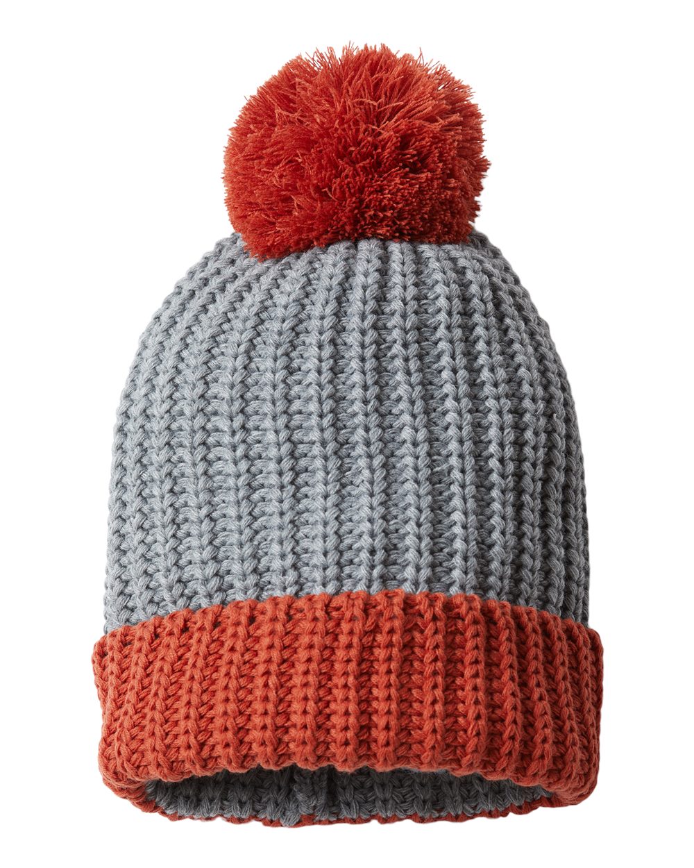 Richardson - Chunky Cable with Cuff & Pom Beanie - 143R