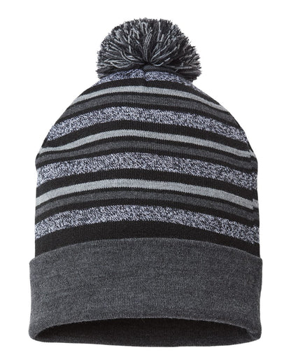 CAP AMERICA - USA-Made Striped Beanie - RKL12