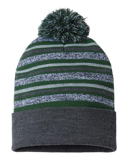 CAP AMERICA - USA-Made Striped Beanie - RKL12