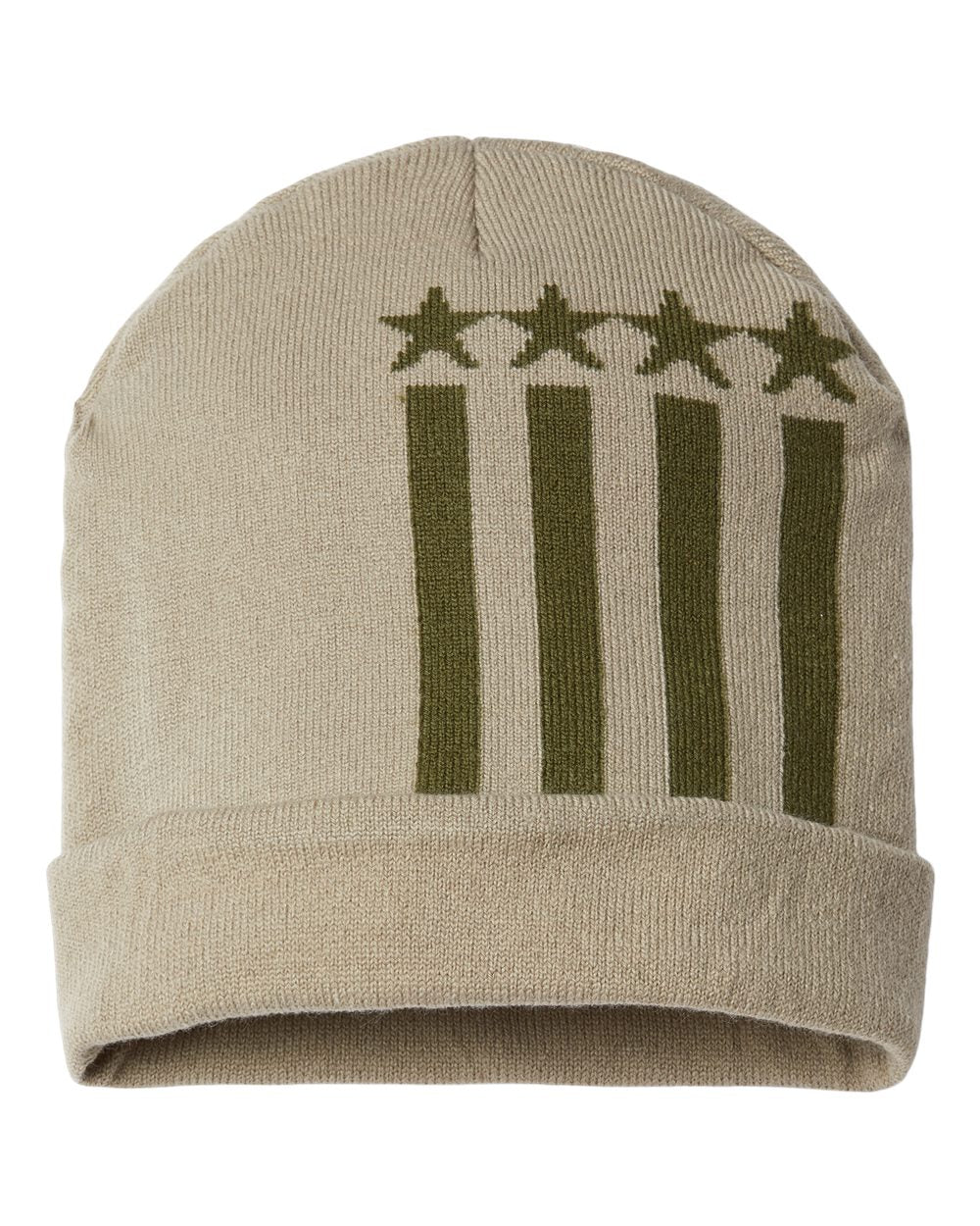 CAP AMERICA - USA-Made Patriotic Cuffed Beanie - RK12