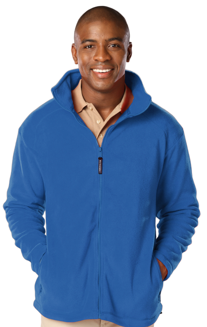 Chaqueta de microfibra con cremallera completa para hombre de Blue Generation