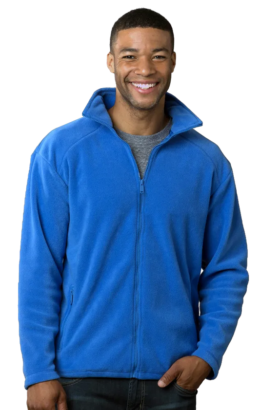 Blue Generation Men's Micro Fleece Full Zip Jacket-BG9951
