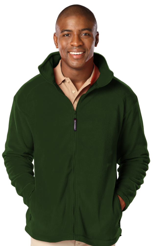 Chaqueta de microfibra con cremallera completa para hombre de Blue Generation