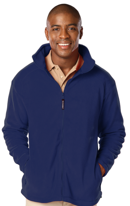 Chaqueta de microfibra con cremallera completa para hombre de Blue Generation