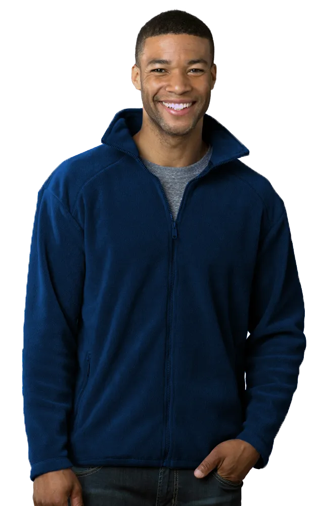 Blue Generation Men's Micro Fleece Full Zip Jacket-BG9951