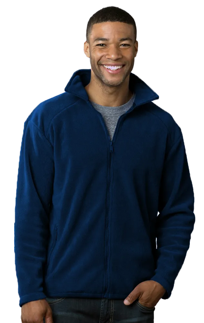 Blue Generation Men's Micro Fleece Full Zip Jacket-BG9951