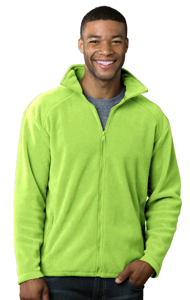 Blue Generation Men's Micro Fleece Full Zip Jacket-BG9951