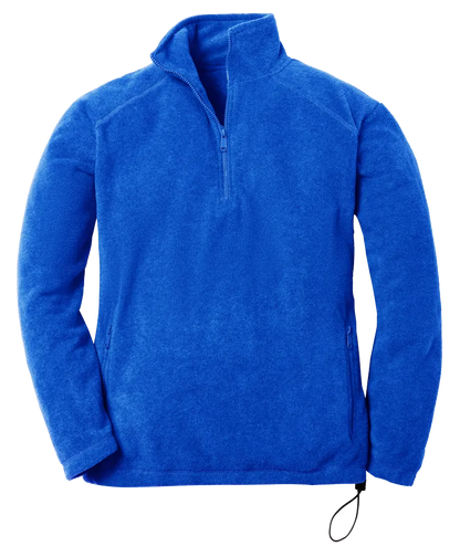 Blue Generation Adult Micro Fleece Zip Pullover-BG9952