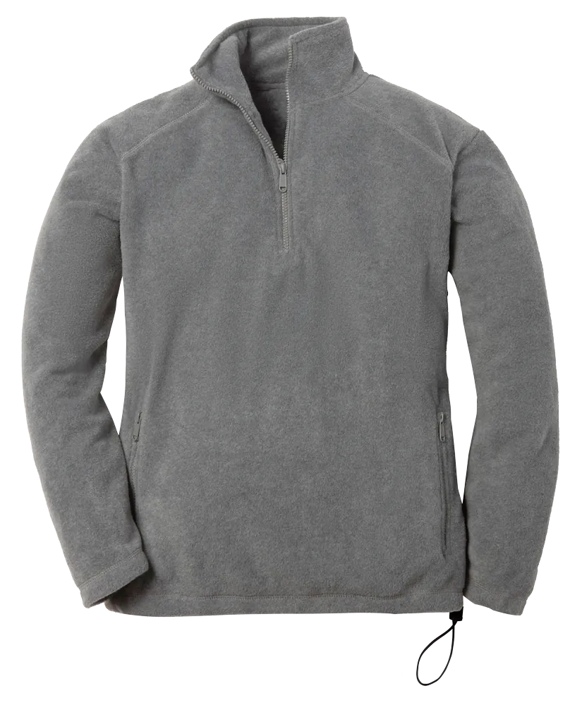 Blue Generation Adult Micro Fleece Zip Pullover-BG9952