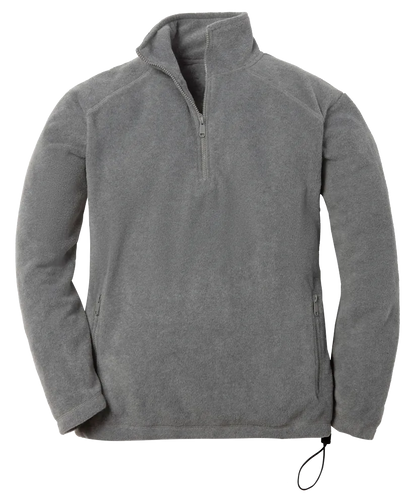 Blue Generation Adult Micro Fleece Zip Pullover-BG9952