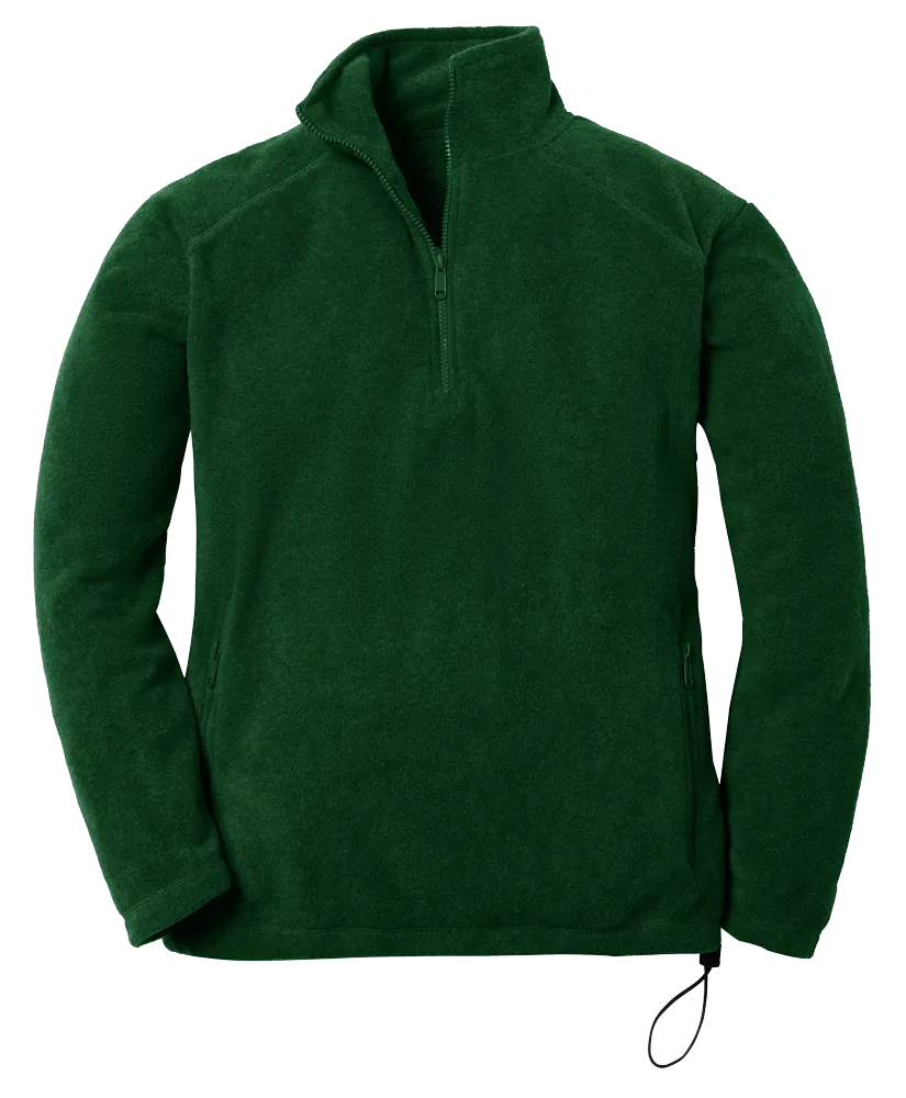 Blue Generation Adult Micro Fleece Zip Pullover-BG9952